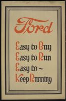 Ford, Easy To Buy, Easy To Run, Easy To Keep Running - Before (Poster)