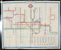 1958 London Underground Map - Before (Poster)