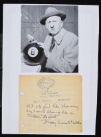 Jimmy Durante Letter - Before (Poster)