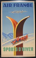 Air France Winter Sports - Before (Poster)