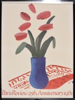 Hockney Flowers - Before (Poster)