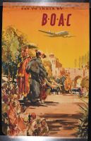 Fly To India BOAC - Before (Poster)